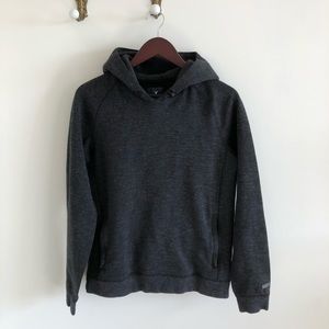 AEO men’s charcoal gray active flex hoodie